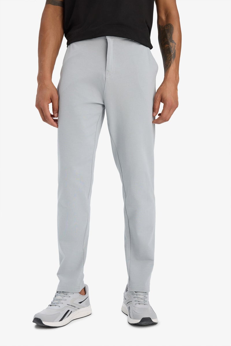 DeFacto Grey Man DeFactoFit Slim Fit Double Pocket Standard Leg Sports Joggers Casual - Image 4